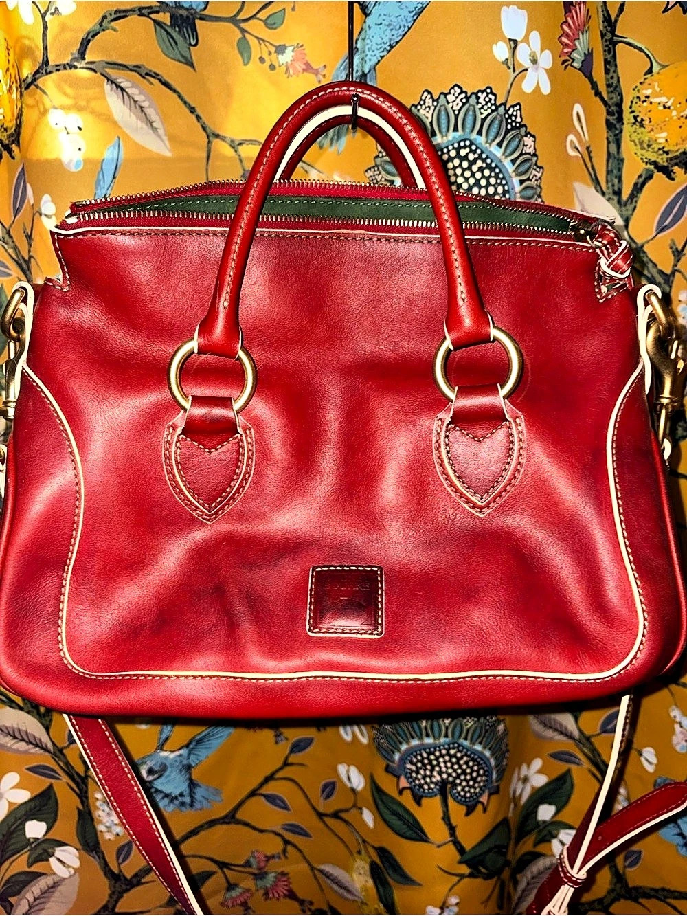 Dooney & Bourke Florentine Red Edge Satchel